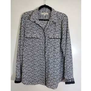 LOFT Ann Taylor floral blouse